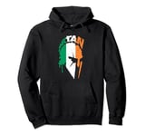 Spartan warrior Irish flag. Design Ireland Vintage Pullover Hoodie