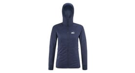 Polaire millet white primaloft hoodie femme bleu