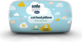 Silentnight Safe Nights Cot Bed Pillow - Anti Allergy Nursery Pillow For Sleepi