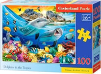 Castorland Puzzle 100 Dolphins In The Tropics Castor