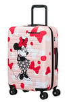 Samsonite Stackd Disney Spinner S Expandable Carry-on Luggage, 55 cm, 35/42 L, Multi-Colour (Minnie Bow), Multicoloured (Minnie Bow), S (55 cm - 35/42 L), Luggage for Children