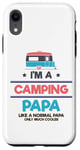 Coque pour iPhone XR Camping-car glacière Nature Lover Camping Papa Like Normal Papa