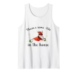 There's Some Hos In The House Funny Christmas Santa Claus Tank Top