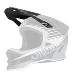 O'NEAL | Visière de remplacement pour casque de vélo | VTT | Visière de remplacement pour le Blade Polyacrylite Delta V.22 | Visière pour casque Blade Polyacrylite Delta V.22 | Adultes | Noir Gri