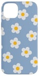 iPhone 14 Plus Light Blue Baby Blue Daisy Flower Aesthetic Daisies Floral Case