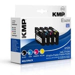 KMP MULTIPACK E141V - 4-pack - svart  gul  cyan  magenta - kompatibel - blekkpatron (alternativ for: Epson 16XL  Epson C13T16314010  Epson