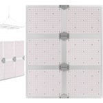 Monispektrinen kasvivalaisin, Hillvert HT-WEDGE-6000GL1, 72 cm. x 60 cm., 1404 LED 600 W., hopea