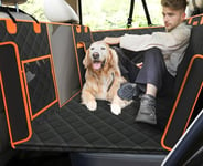 Pecute Extension Housse Protection Voiture Chien(135X63CM), Base Dure Siège D'auto Arrière Coffre et Imperméable,Mise à Niveau Matérielle,Transport Chien Voiture,