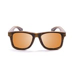 Ocean Sunglasses - wood Victoria - lunettes de soleil polarisées en Bambou - Monture : Noir - Verres : Revo Orange (53002.2)