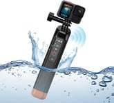 Perche à selfie flottante,avec télécommande Bluetooth,bâton de poignée sous-marine avec cordon,monopode étanche pour caméra d'action GoPro Hero 13/12/11/10/9(Q1158)