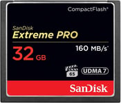 SanDisk Extreme Pro Compact Flash 160MB/s 32GB