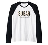 Sugar Therapist Sugarist Wax Specialist Esthetician Raglan Baseball Tee