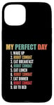 Coque pour iPhone 15 Plus My Perfect Day Robot Combat amusant