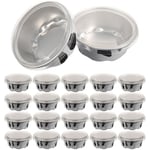 50 st Mini Kakformar med Lock Aluminium Ramekin Aluminium Bakformar för Individuell Kaka Blandade Färger 7,5x7,5cm Assorted Color 7.5x7.5cm