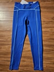 Nike ProWomen's Mid-Rise 7/8 Training Leggings Sz S Blue Sky Blue DQ6300 405