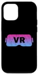 Coque pour iPhone 12/12 Pro Virtual Reality VR Vintage Gamer Video lunettes vidéo