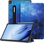 Coque Pour Samsung Galaxy Tab S6 Lite 10.4 Pouces 2024/2022/2020, Étui Rigide Fin Et Léger Housse Pliable Veille/Réveil Automatique, Ciel Étoilé