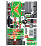 LEGO Sticker Sheet for 4x4 Mercedes-Benz Zetros Trial Truck 42129 NEW FREE P&P