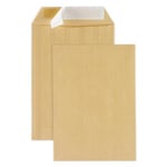 - Enveloppe cellulose et kraft blond 90 g/m² format international C5 162 x 229 mm sans fenêtre fermeture autocollante