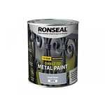 Ronseal Direct to Metal Paint Steel Grey Satin 750ml