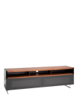 AVF Panorama PM160WBX TV Stand for TVs up to 80" with Double Sided Top & Soundbar Shelf, Walnut / Black