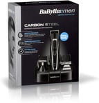 BaByliss Hair Trimmer Beard Body Shaver Men Face Clipper Carbon Grooming Kit