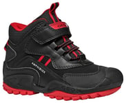 Geox J New Savage BOY B A Sneaker, 1 UK Black