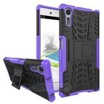 Sony Xperia XZ      Heavy Duty Case    [Purple]