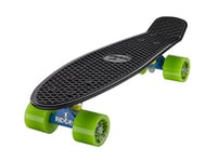 Ridge Skateboards 22" Mini Cruiser Board, Mix It Up, Complet, fabriqué au Royaume-Uni, 55cm - Couleurs mélangées audacieuses