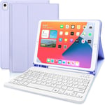 Étui Avec Clavier Pour Ipad 10,2"" 9ème Génération 2021, Étui De Clavier Pour Ipad 9/8/7e Génération 10.2, Ipad Air 2019 (3ème Génération), Ipad Pro 10,5, Clavier Sans Fil Bluetooth Avec Étui