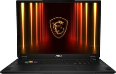 MSI Stealth AI9-HX370/64/2TB/5080/18(UHD)-120 bärbar dator för gaming