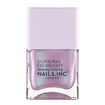 Nails.INC Euphoria Highlight Nail Polish, Long Lasting Nail Color, Pearlescent Polish with Color Shifting Shimmer Shades, Cruelty Free, Vegan, That Euphoria Life