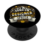 Graphic Designer Che Spacca Regalo Per Un Interior Designer PopSockets PopGrip Adhésif