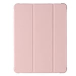 Compatible avec iPad (12,9 Pouces), étui Pliable en Forme de Y avec Fente pour Stylo, matériau Acrylique, Rose