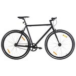 vidaXL Fixed gear cykel svart 700c 59 cm 92251