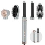 5 in 1 Hair Dryer Brush, PARWIN PRO BEAUTY Air Styler 110000 RPM High-Speed Ionic Hairdryer Fast Drying, Hair Styling, Volumizing, and Curling(Gray)