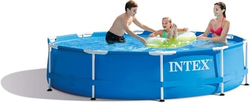 Piscine Rond Point 305X76CM Métal Structure Intex 28200