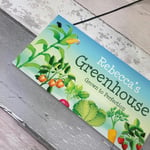 Personalised Greenhouse Sign For Garden Shed Outdoor Plaque Home Family Gift