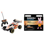 DickieToys201119465RCDTSpeedHopperRemoteControlledVehicle + Duracell Optimum AA Batteries (8 pack) - Alkaline Batteries 1.5V - Up To 200% Extra Life or Extra Power - Meets Demands Of Modern Devices -