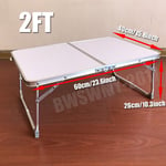 Picnic Folding Camping Table Aluminium Portable Party BBQ Tables Indoor Outdoor