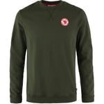 Fjällräven 1960 Logo Badge Sweater Men sweatshirt Deep Forest-662 XL - Fri frakt