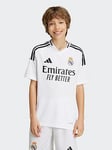 Adidas Real Madrid Junior 24/25 Home Stadium Replica Shirt -White