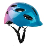 ANAN Casque de vélo, Casque de Cyclisme de la Ville avec Chargement de USB Amovible Taultight, Ultra-léger et Multiples évents, circonférence à la tête réglable,Blue 02,M