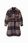 Manteau surchemise tartan