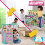 Childs Pop2Play Childrens Playset 2 In 1 ICE CREAM SHOP/MARKET Lightweight NEW!