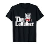 Mens The Cat Father - Funny Mens Cat Dad Father Parent Graphic T-Shirt