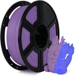 Filament PLA rapide phosphorescent 1,75 mm, haut débit pour imprimante 3D, violet lumineux, max 500 mm/s, impression élevée, effet lumineux durable.[G1229]