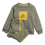 Adidas I 3Slogo Jog Fl Tracksuit - Top: Legacy Green/Active Gold Bottom: Legacy Green S20/Active Gold F19, 912m