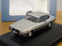 OXFORD THE PROFESSIONALS FORD CAPRI MK3 STRATO SILVER CAR MODEL 76CAP001 1:76