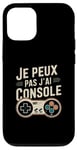 Coque pour iPhone 12/12 Pro Je Peux Pas J’ai Console Homme Humour Gamer Cadeau Vintage